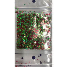 Círculo de ponto de cor misto redondo formas de glitter, cores diferentes ponto misturado glitter